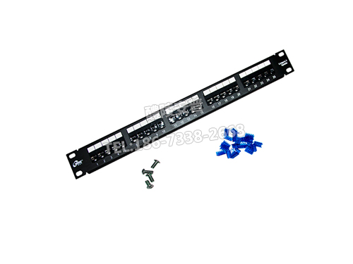 1U机架式语音配线架