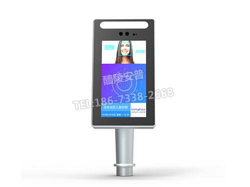 活体动态人脸识别一体机+立装