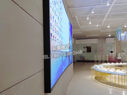 展厅曲面全彩LED显示屏